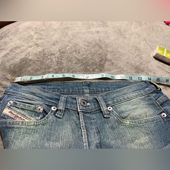 Diesel stretch button fly flare jeans - Picture 9 of 10